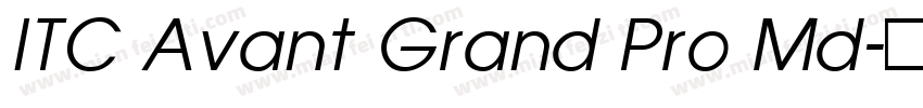 ITC Avant Grand Pro Md字体转换